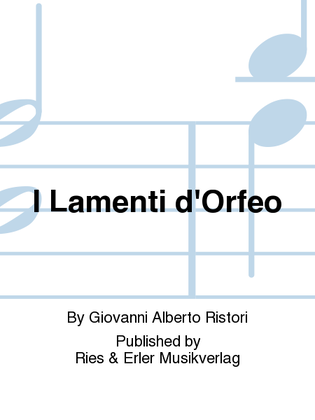 I Lamenti d'Orfeo