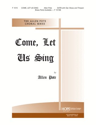 Book cover for Come, Let Us Sing