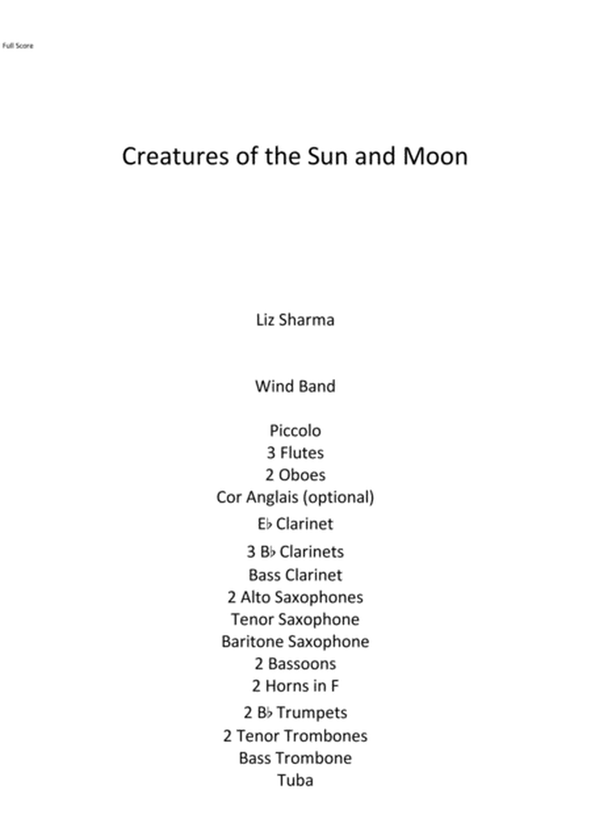 Creatures of the Sun and Moon