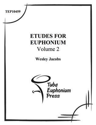 Book cover for Etudes for Euphonium, Vol. 2