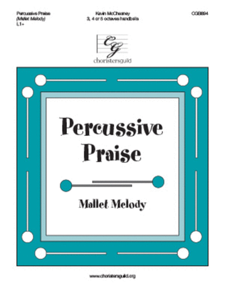 Book cover for Percussive Praise (3, 4 or 5 octaves)