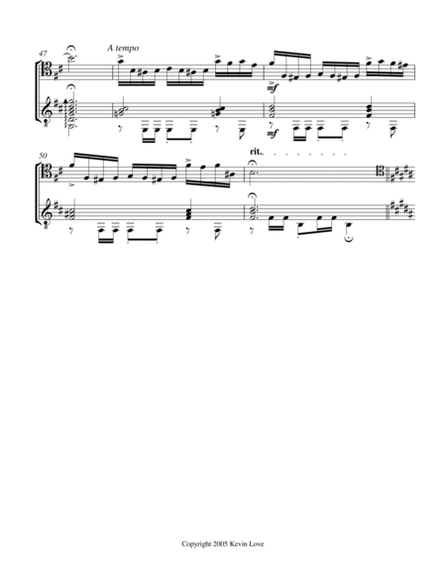 Variations on a Theme by Sor (Cello and Guitar) - Score and Parts image number null