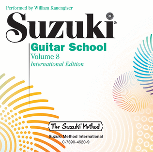 Book cover for Suzuki Guitar School, Volume 8