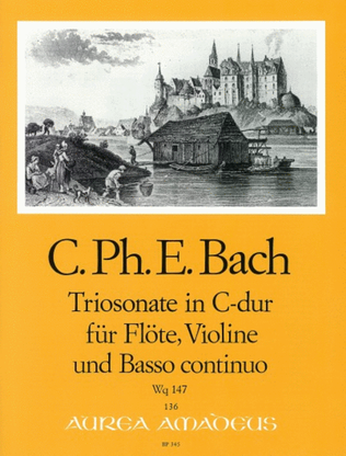 Book cover for Trio Sonata C major Wq 147
