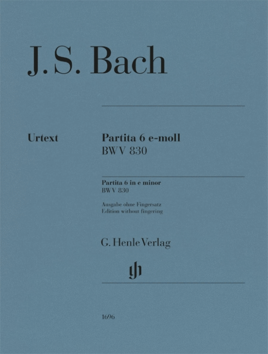 Partita No. 6 E Minor