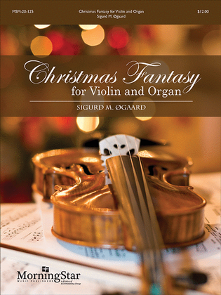 Book cover for Christmas Fantasy for Violin and Organ