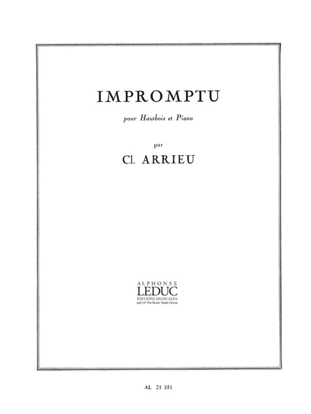 Impromptu (oboe & Piano)