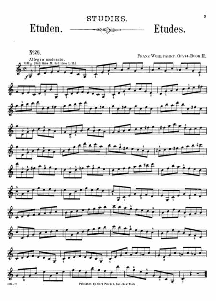 Fifty Easy Melodic Studies