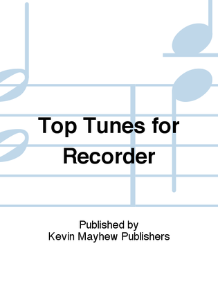 Book cover for Top Tunes for Recorder