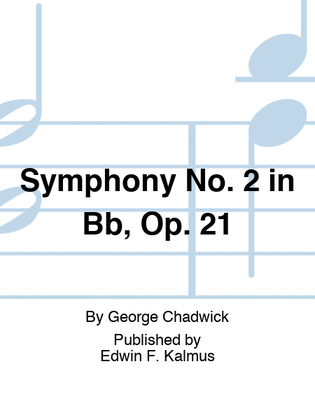 Book cover for Symphony No. 2 in Bb, Op. 21