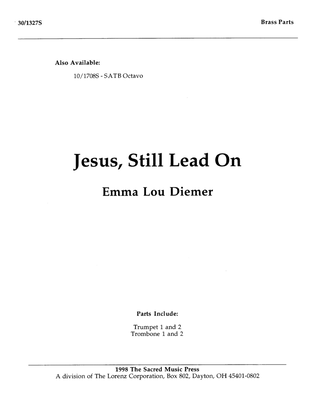 Book cover for Jesus, Still Lead On - Instr Parts