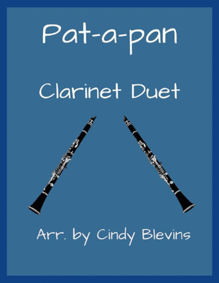 Book cover for Pat-a-pan, for Clarinet Duet