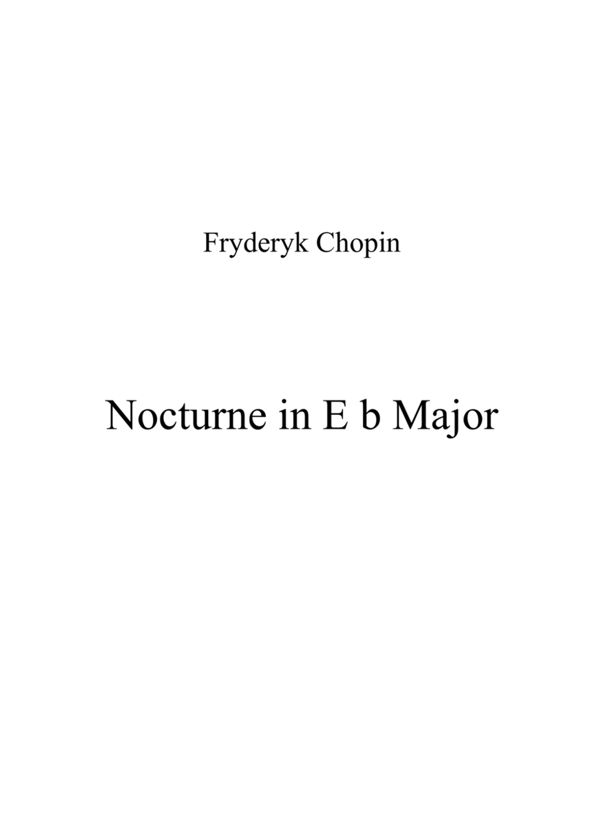 Nocturne in E b Major