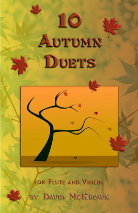 Book cover for 10 Autumn Duets for Flute and Violin