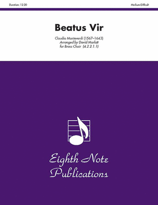 Book cover for Beatus Vir