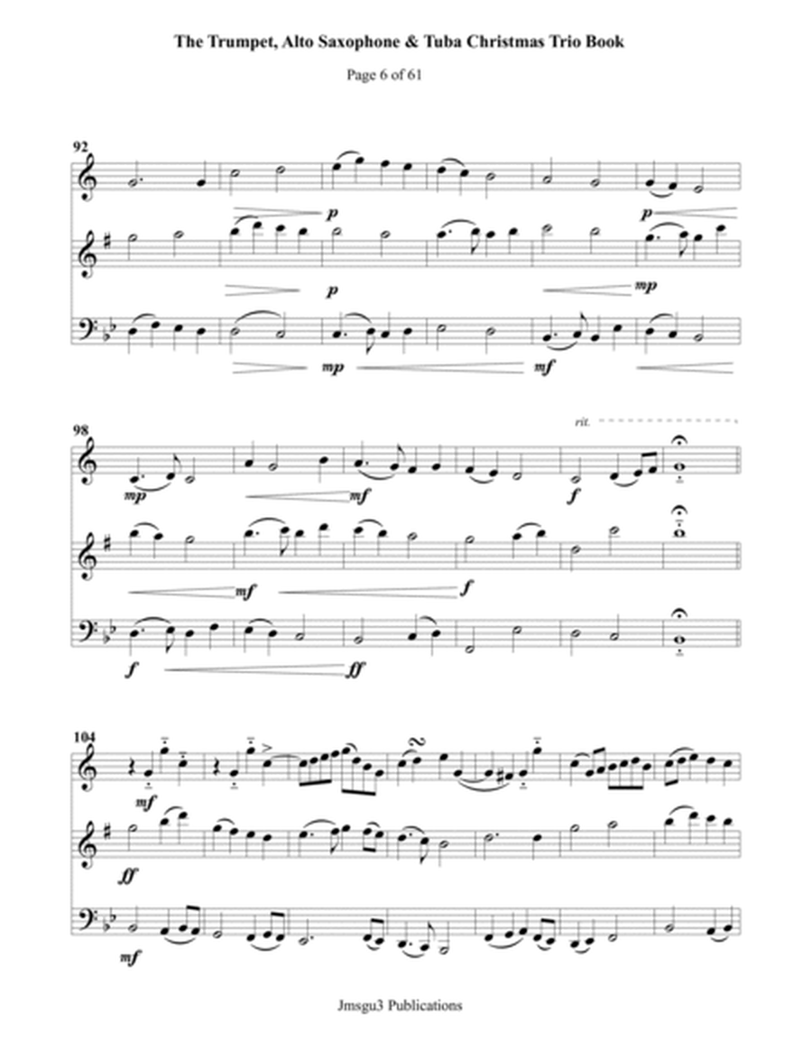 The Trumpet, Alto Sax & Tuba Christmas Trio Book image number null