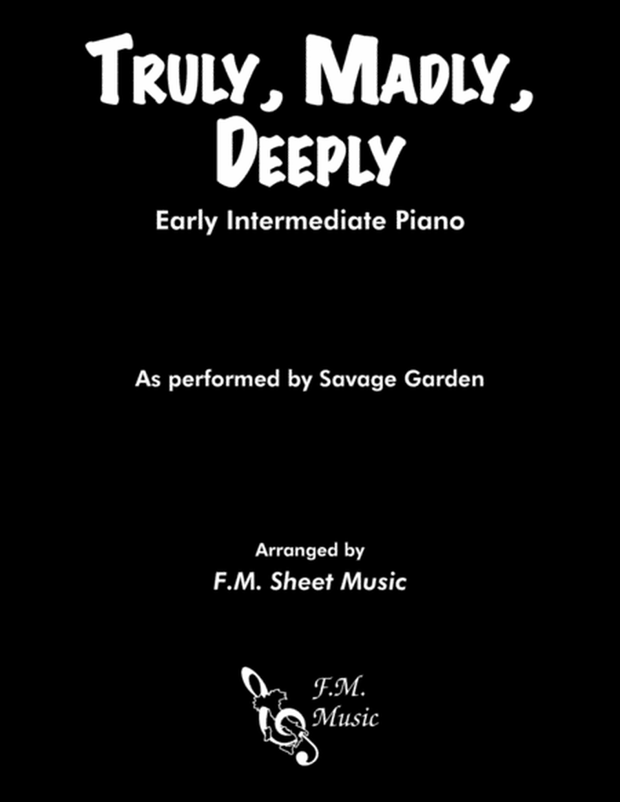 Truly, Madly, Deeply (Early Intermediate Piano) image number null