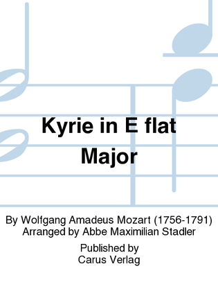 Book cover for Kyrie in E flat Major (Kyrie in Es)