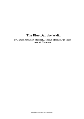 Book cover for Blue Danube Waltz (pd)