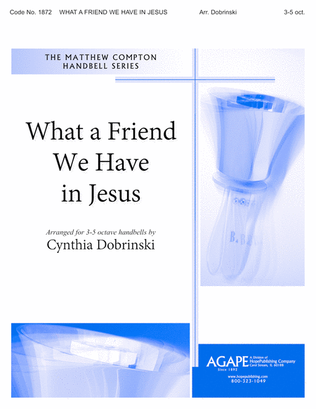 Book cover for What a Friend We Have in Jesus