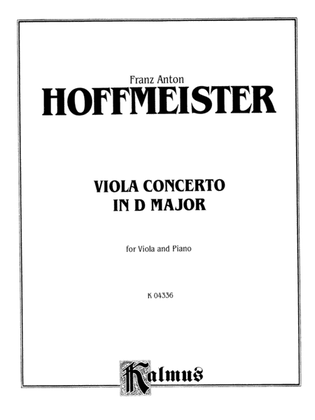 Hoffmeister: Viola Concerto in D Major