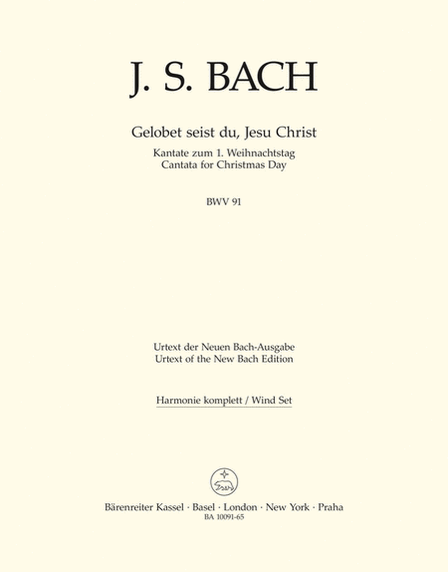 Gelobet seist du, Jesu Christ, BWV 91