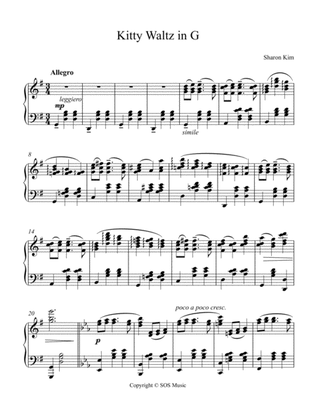 Kitty Waltz for Piano Solo