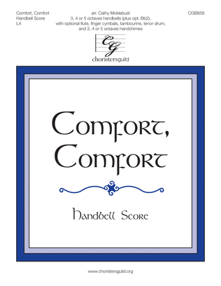 Book cover for Comfort, Comfort - Handbell Score