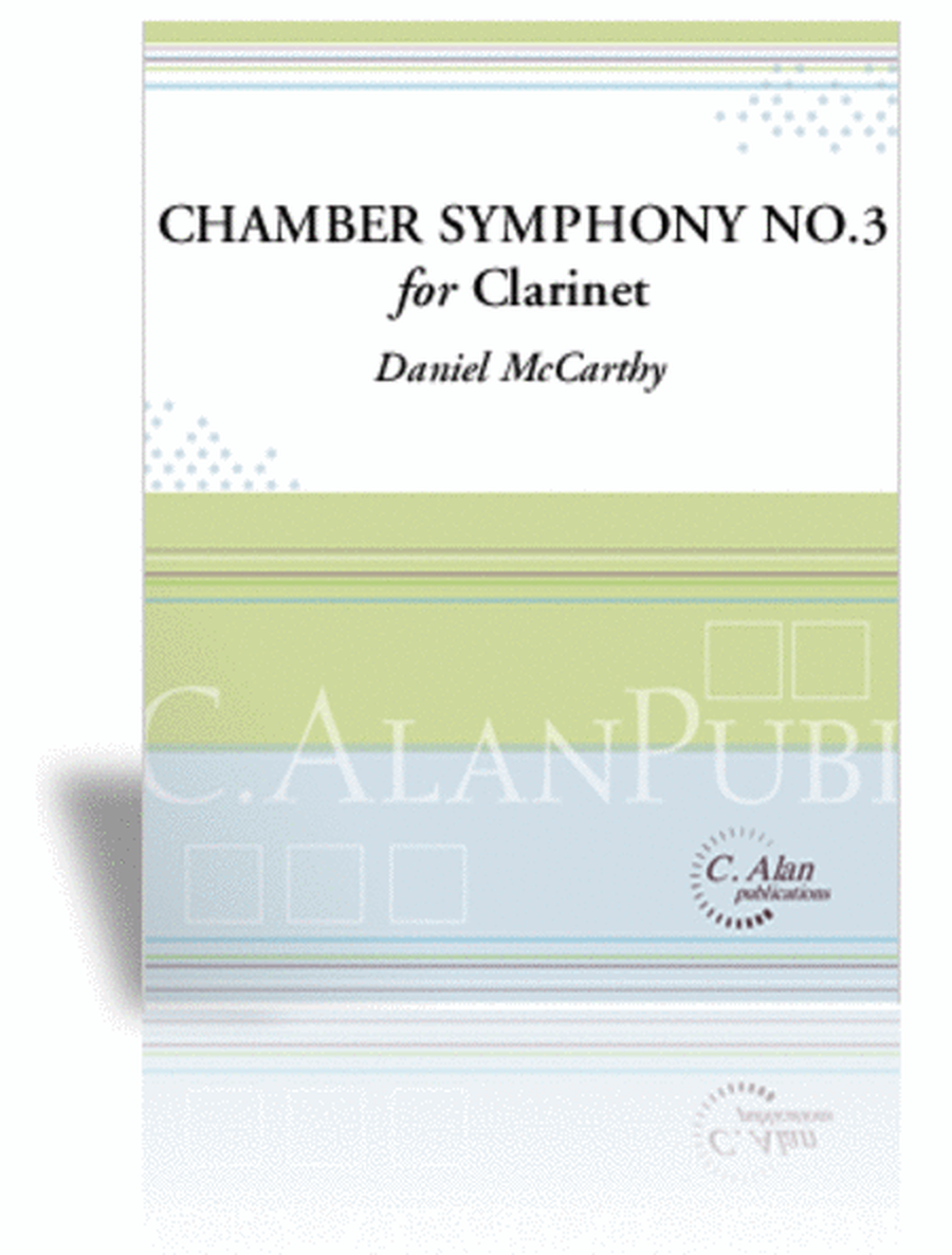 Chamber Symphony No. 3 for Clarinet