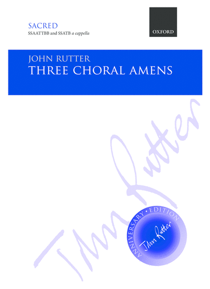 Three Choral Amens