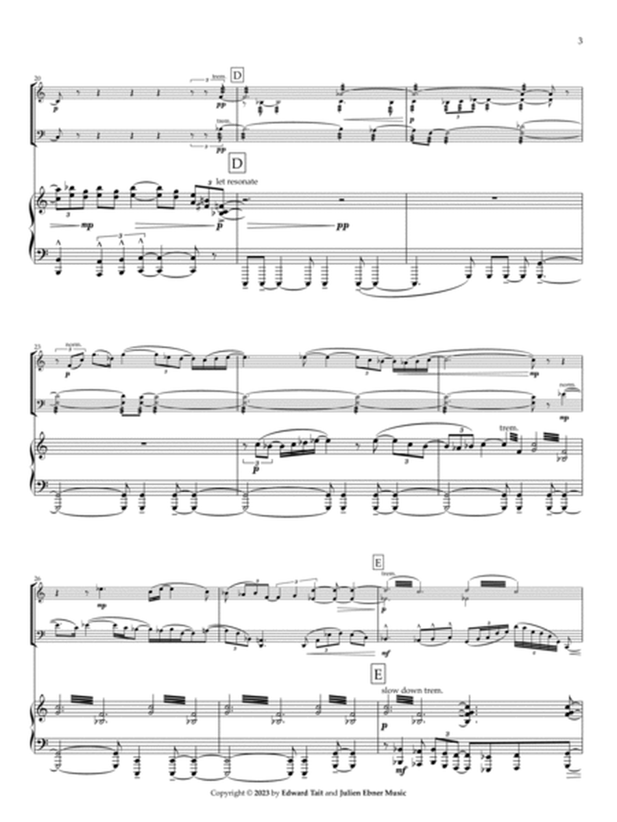 Interlude for Piano Trio (Op. 17) – Score