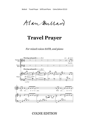 Book cover for Travel Prayer (SATB and piano)
