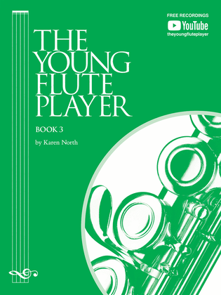 Book cover for The Young Flute Player Book 3