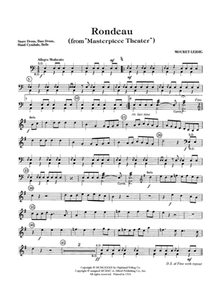 Rondeau (Theme from Masterpiece Theatre): Drums