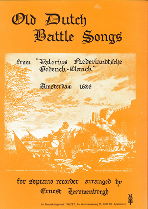 Book cover for Old Dutch Battle Songs
