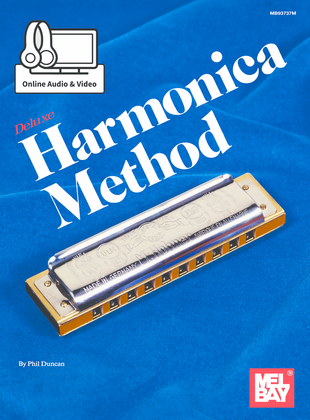 Book cover for Deluxe Harmonica Method