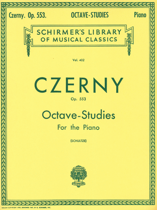 Book cover for 6 Octave Studies in Progressive Difficulty, Op. 553