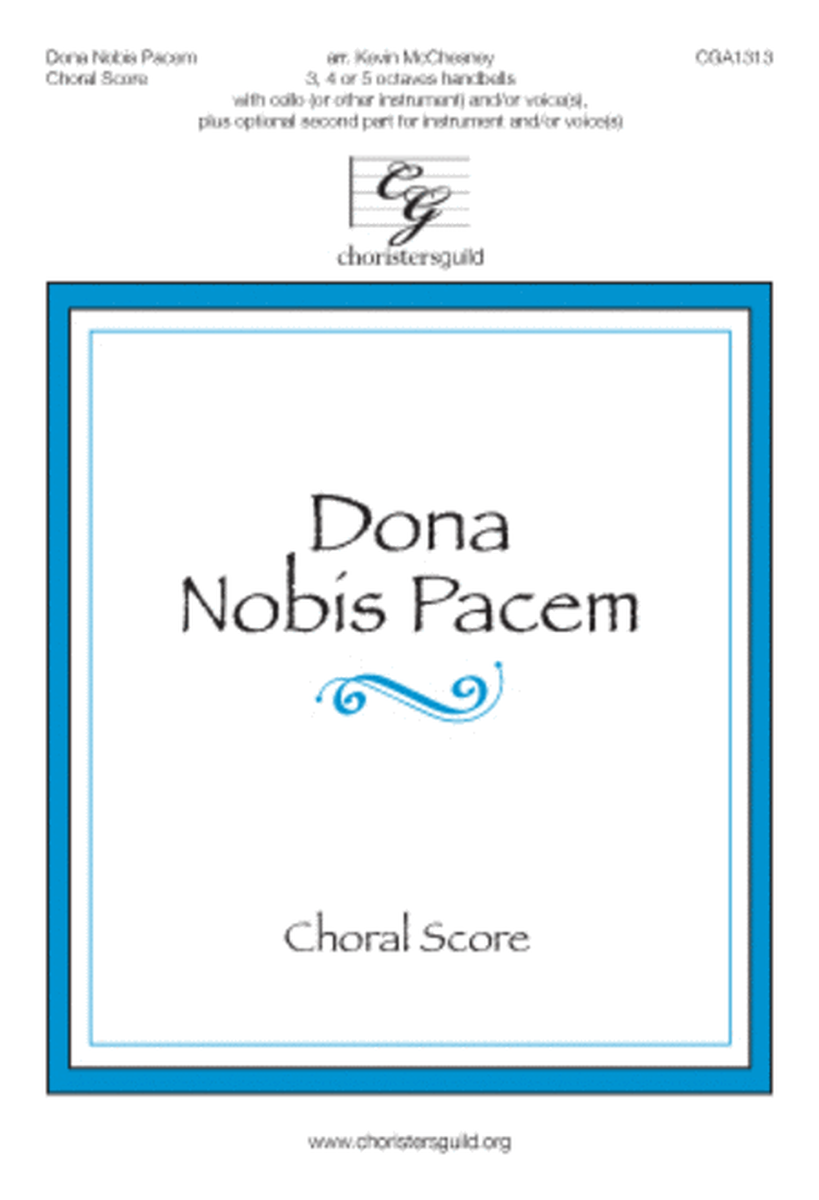 Dona Nobis Pacem - Choral Score image number null