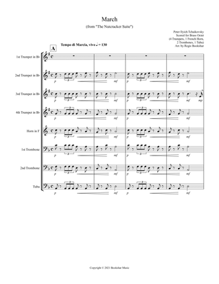 March (from "The Nutcracker Suite") (F) (Brass Octet - 4 Trp, 1 Hrn, 2 Trb, 1 Tuba)