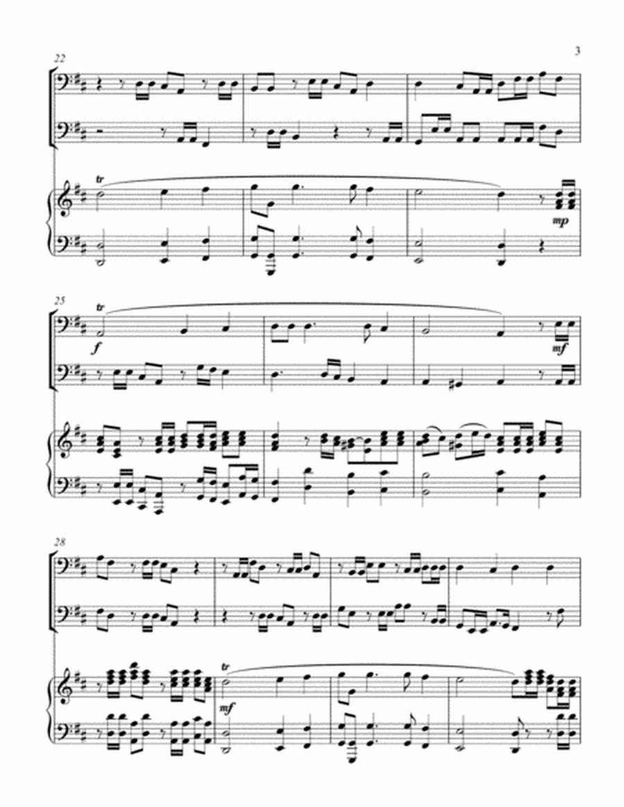 Hallelujah Chorus (bass C instrument duet) image number null