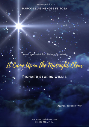 Book cover for It Came Upon the Midnight Clear - String Quartet