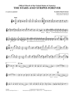 Book cover for The Stars and Stripes Forever - Eb Alto Clarinet