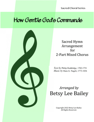 Book cover for How Gentle God's Commands