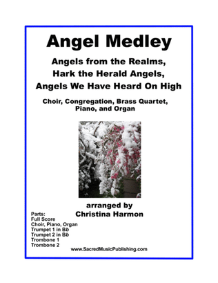 Book cover for Angel Medley – Choir, Congregation, Brass Quintet, Piano, and Organ