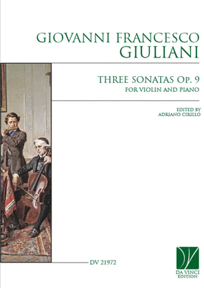 Book cover for Three Sonatas for Violin and Piano