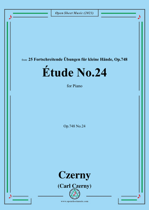 C. Czerny-Exercise No.24,Op.748 No.24