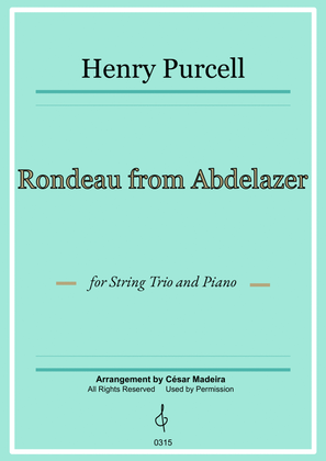 Book cover for Rondeau from Abdelazer - String Trio and Piano (Full Score and Parts)