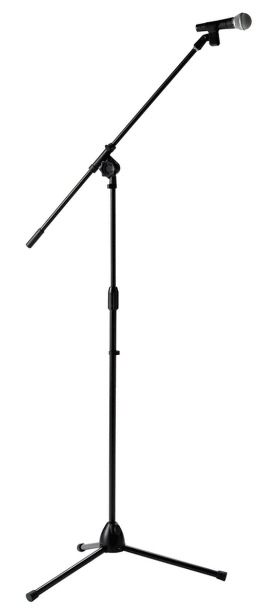 Microphone Stand with Boom Arm and Microphone Clip