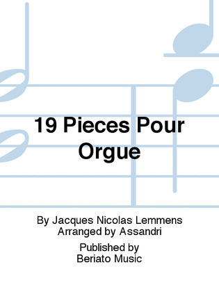 Book cover for 19 Pièces Pour Orgue
