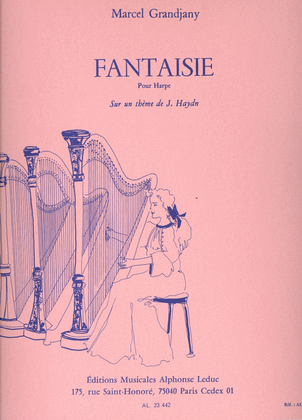 Book cover for Fantasy After J. Haydn (harp)